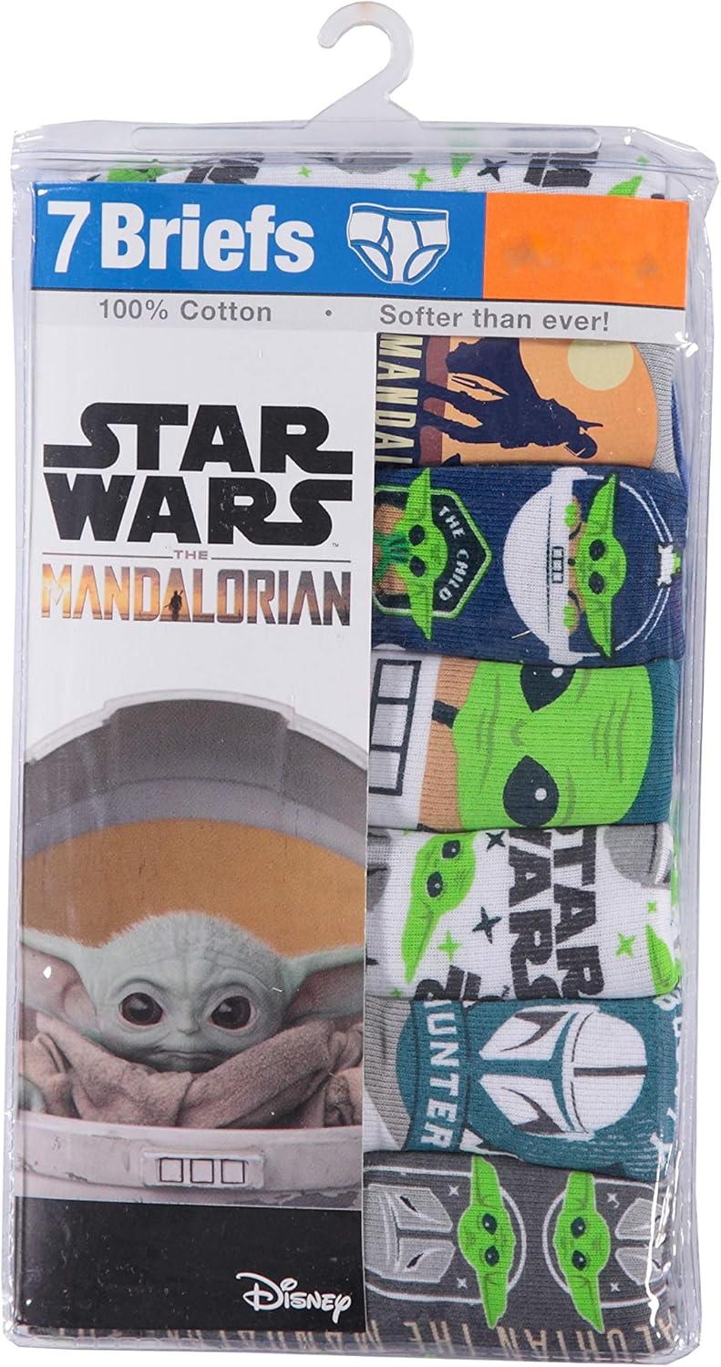 Starwars Baby Yoda Mandalorian Underwear Multipacks Sizes 2/3t, 4t, 4, 6, 8, and 10 - Image 3