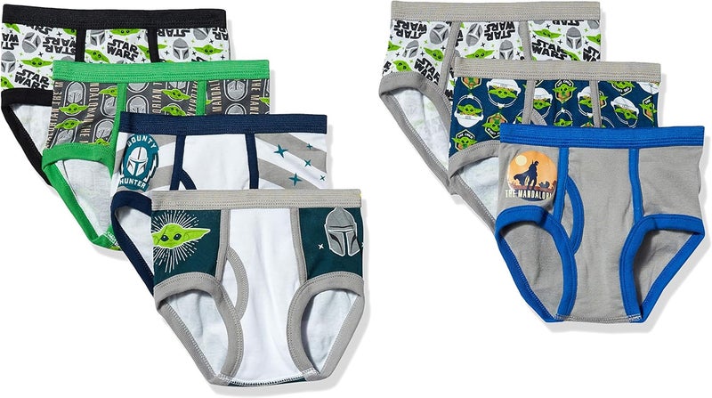 Starwars Baby Yoda Mandalorian Underwear Multipacks Sizes 2/3t, 4t, 4, 6, 8, and 10 - Image 1