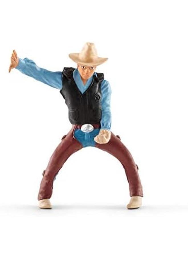 Schleich Saddle Bronc Riding With Cowboy Set Multi Color  - Image 3