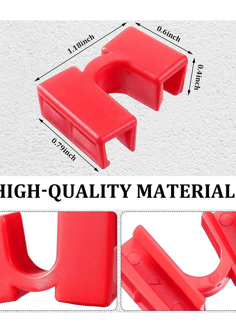 Generic - Chopstick Helpers 5 Pieces Reusable Chopstick Helpers Training Chopsticks BPA Free POM Fon-Toxic Non-Slippery for Many Age, Beginner, Trainers or Learner, Left or Right Hand Red - Image 1