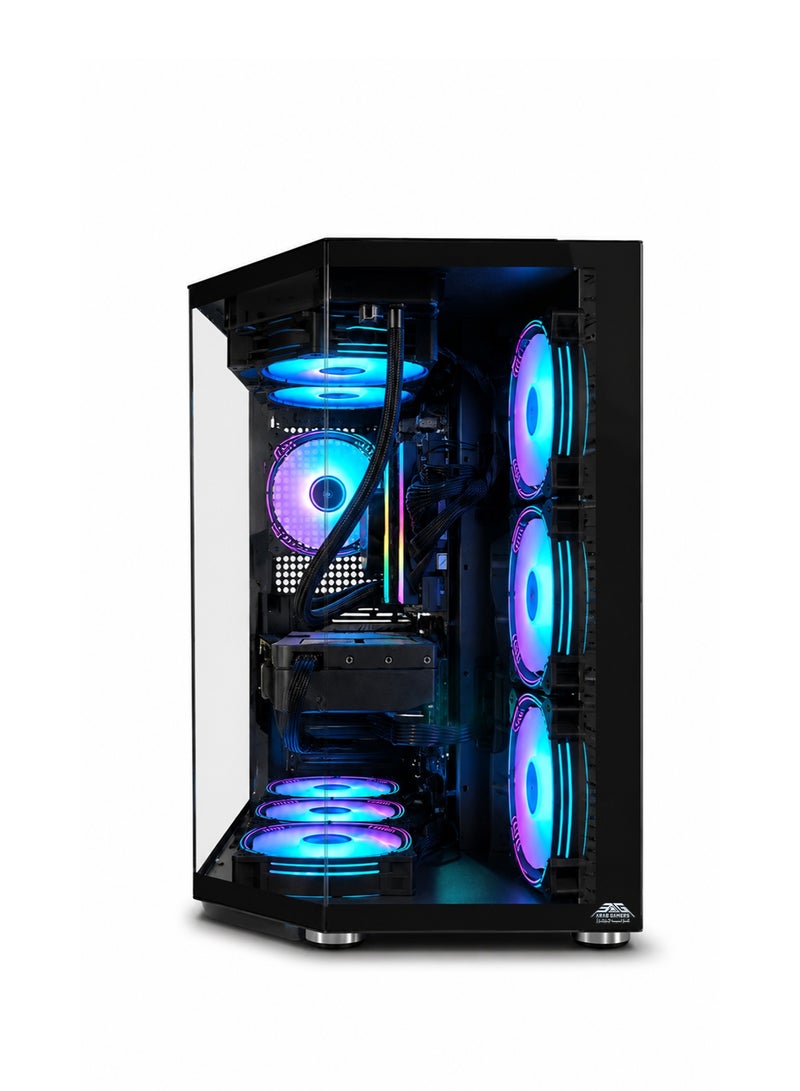 Arab Gamers Gaming PC with AMD Ryzen 7 9850X3D, NVIDIA RTX 5080 16GB, 32GB DDR5 RAM, 1TB Gen5 SSD, RGB Black Case - Image 5