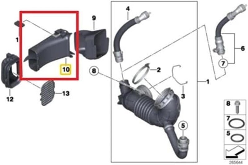 Wivplex Air Intake Pipe for BMW 1, 2, 3, 4 Series - Image 2