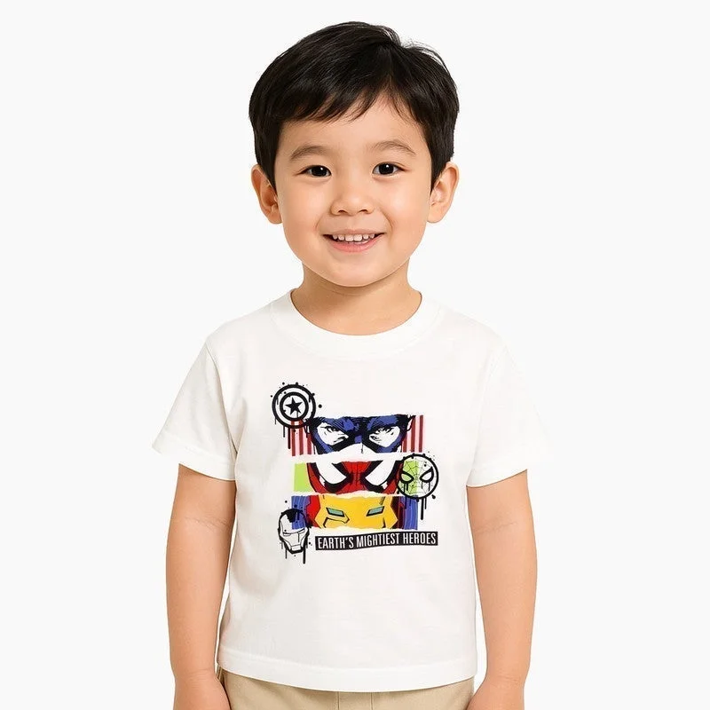 MARVEL Marvel Avengers Earth's Mightiest Heroes Kids Boy's Short Sleeve T-Shirt