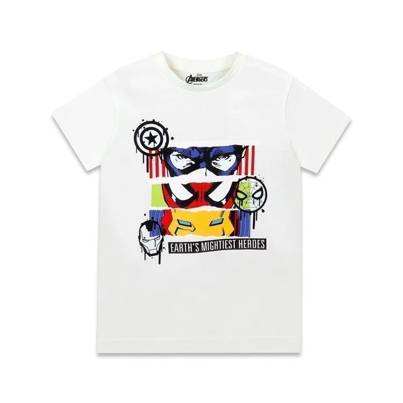 MARVEL Marvel Avengers Earth's Mightiest Heroes Kids Boy's Short Sleeve T-Shirt