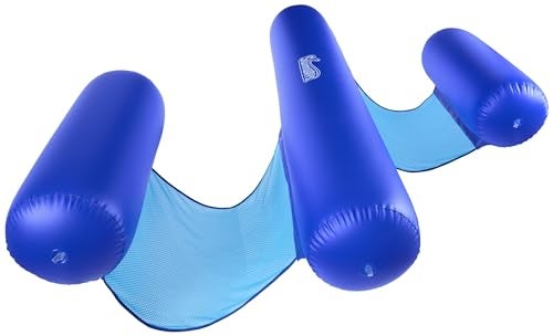 SwimWays Spring Float Premium Tandem Hammock Pool Hammock Fits 2 Adults Inflatable Pool Floats Adult with Fast Inflation for Ages 15 Up - Image 5