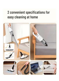 ARNOTEC Cordless Vacuum Cleaner, 12000Pa Powerful Cordless Vacuum with 6000 mAh Battery, 35Mins Long Runtime, Lightweight & Ultra-Quiet Stick Vacuum for Hardwood Floor Carpet Pet Car Cleaning  - Image 5