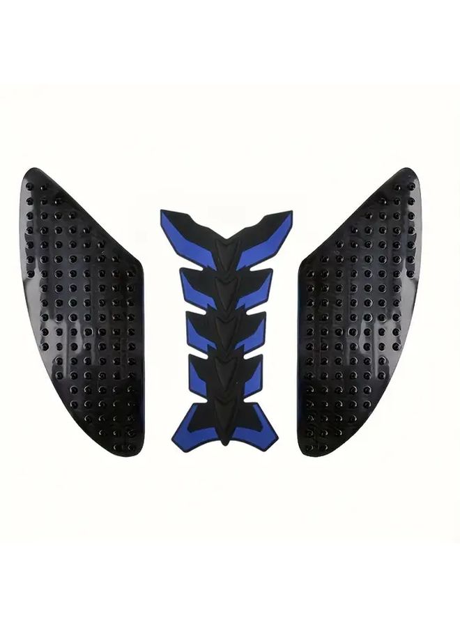 Universal Motorcycle Gas Tank Protector Stickers Three Piece Suit - Image 1