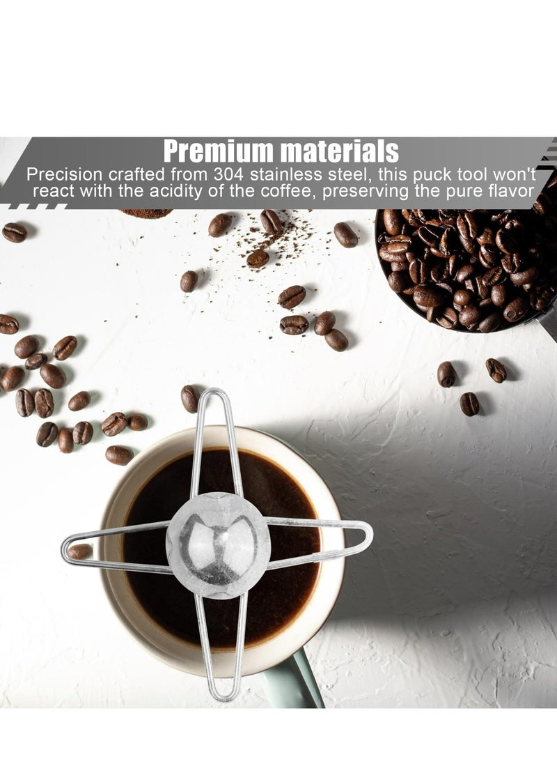 Oasisgalore - 1.57 Inch Stainless Steel Coffee Cooler Ball, Metal Ice Sphere for Espresso & Spirits - Image 1
