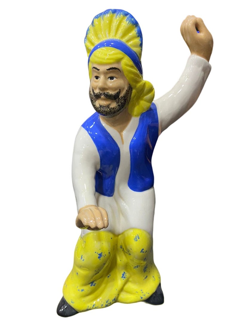 indian dancing men handicraft polystone  - Image 1