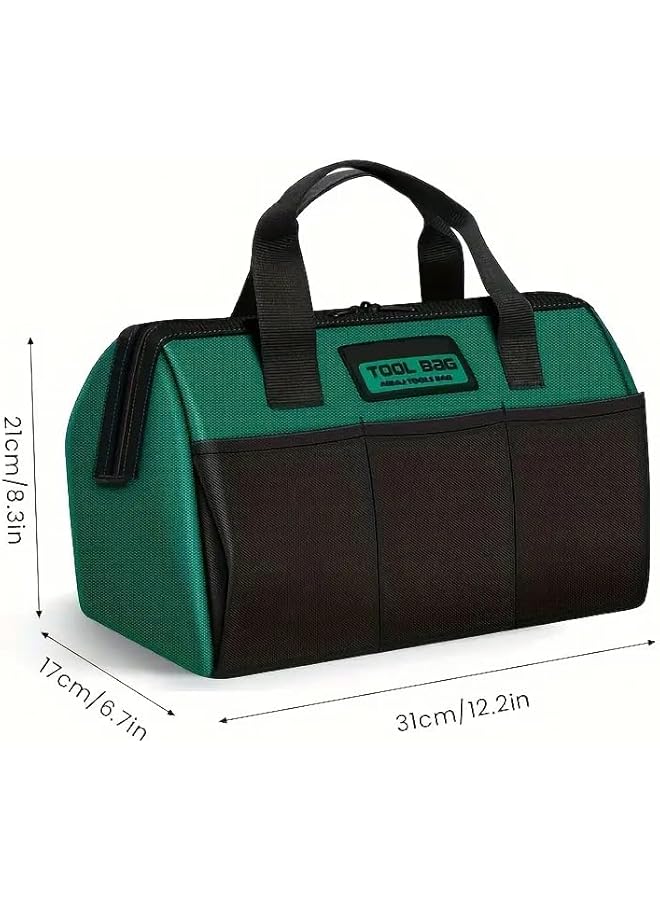 PROMASS 13 Inch Ultra-Durable Electricians Tool Bag, Oxford Thickened, Water-Resistant, Spacious Storage, Lightweight  - Image 2