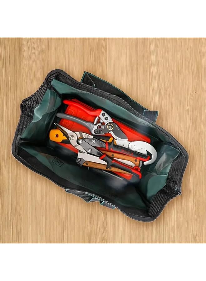 PROMASS 13 Inch Ultra-Durable Electricians Tool Bag, Oxford Thickened, Water-Resistant, Spacious Storage, Lightweight  - Image 4