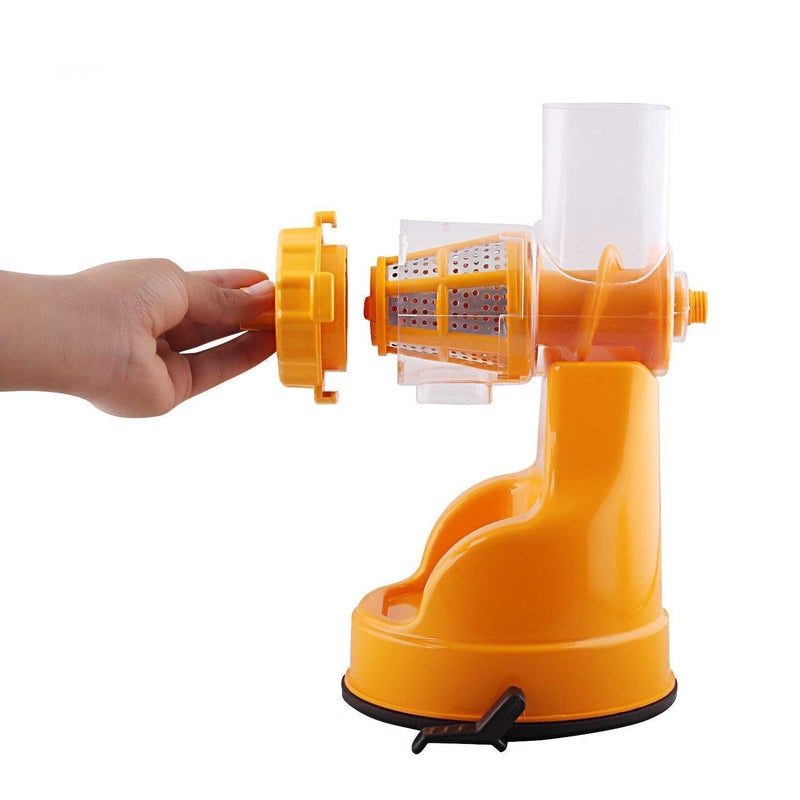 DEVANI IMPEX Portable Juicer Machine Juicer Hand Juicer for Fruits and Vegetables with Steel Handle Vacuum Locking SystemShakeFruit Juicer Machine for All Fruits Multi 1PC - Image 3