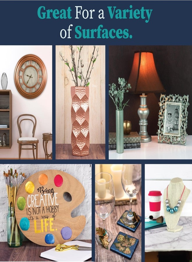 ديكوآرت ألوان أكريليك ديكوآرت أمريكانا المعدنية المبهرة، مجموعة من 18 لونًا شائعًا، زجاجة سعة 2 أونصة سائلة (عبوة من 18) - Image 4