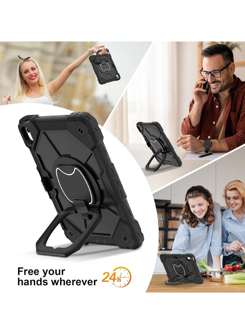 general Case Compatible with iPad 10th Generation 10.9 inch Cover, 360 Degree Rotating Handle Stand Heavy Duty Shockproof Case with Shoulder Strap for iPad 10th - Image 5