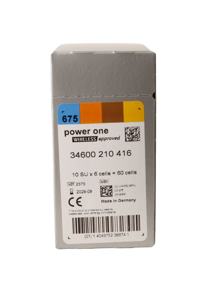 Hearing Aid Batteries Size 675 - Made in Germany - High Performance - 60 Pieces Pack - Image 4