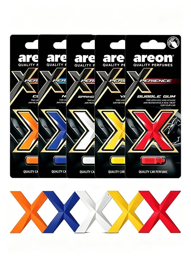 Areon 5 Pack X Version Car Air Freshener Collections - Image 1