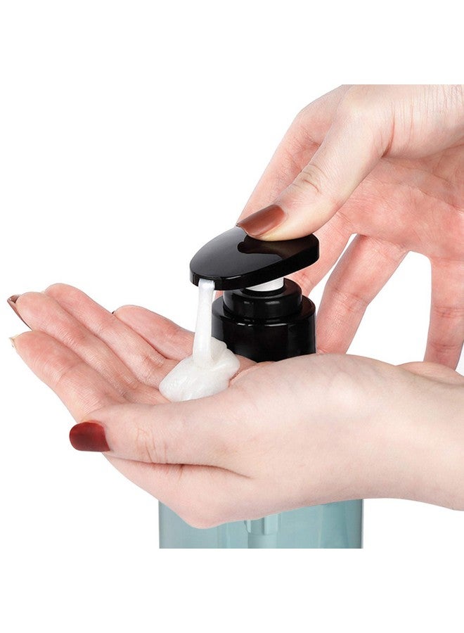 Segbeauty Shampoo Bottles with Pump, 16oz Empty Refillable Shower Bottle, 3 Pack 500ml Plastic Reusable Squeeze Lotion Dispenser for Shampoo and Conditioner Body Wash Liquid Soap Gel Bathroom Hotel - Image 2