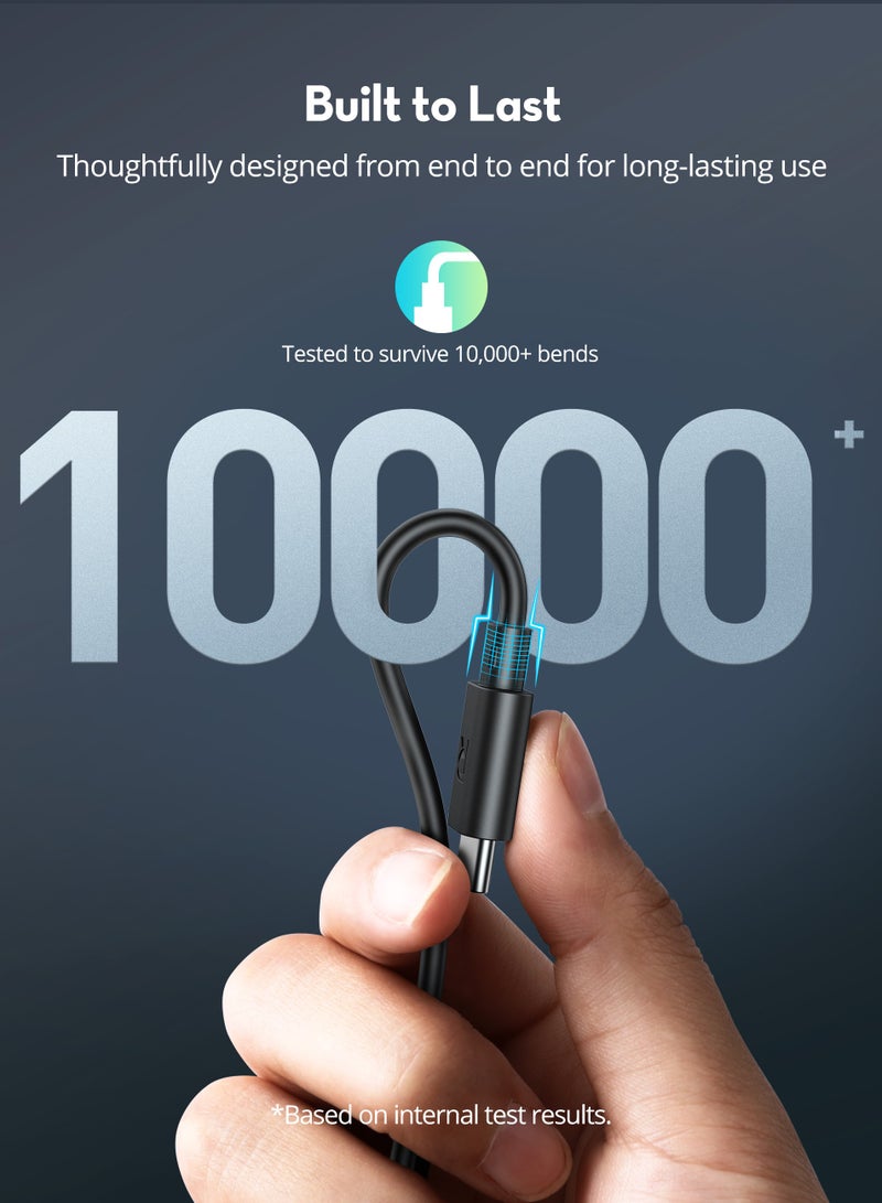 RAVPOWER 10000 mAh Car Charging Combo 10000mAh Power Bank 20W Fast Car Charger USB-C 60W Cable Portable Charging Kit for iPhone Samsung Galaxy RP-VC1014 black - Image 3