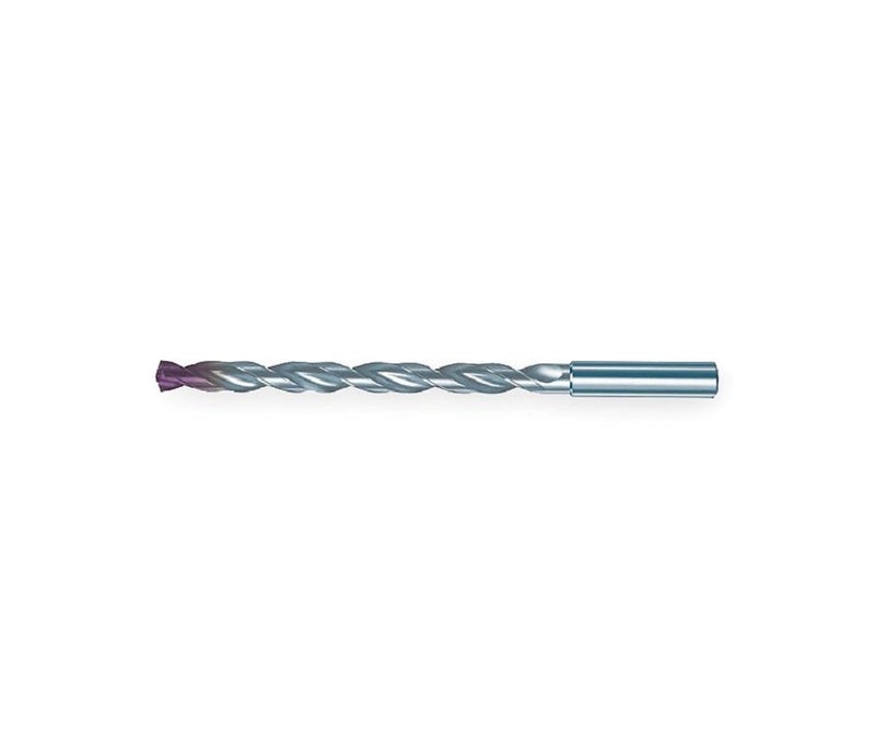 GUHRING 9055250065000 RT100 C Carbide Extension Drill, High Performance, 12xD, Coolant Fed, FIREX Coated, 135 Degree, 6.5 mm Size, 146 mm Overall Length