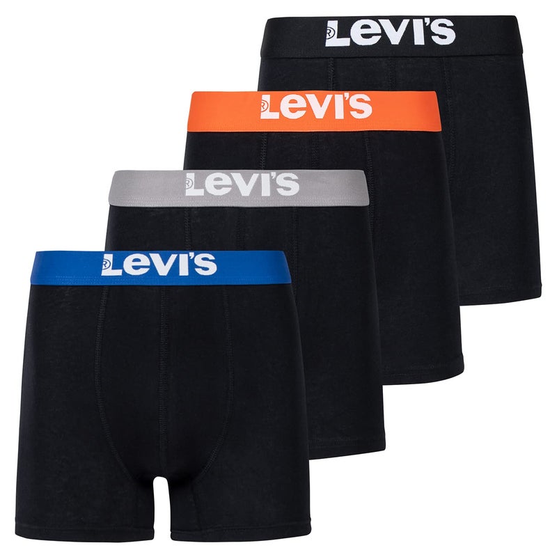 Levi's Mens Boxer Briefs Breathable Stretch Underwear 4 Pack - Image 1