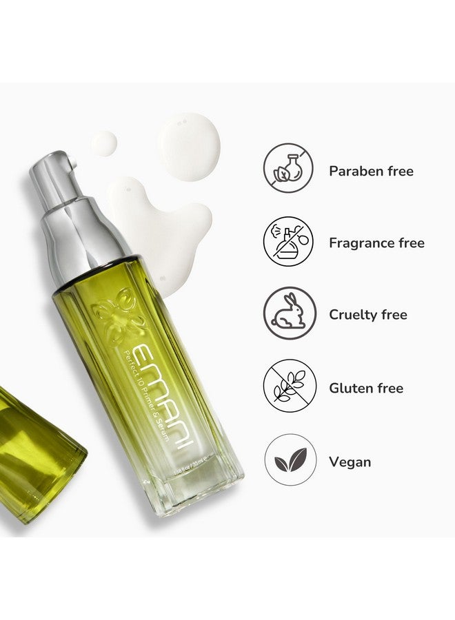 Emani Vegan Cosmetics Perfect10 Primer Serum, 1.35 Fluid Ounce - Image 2