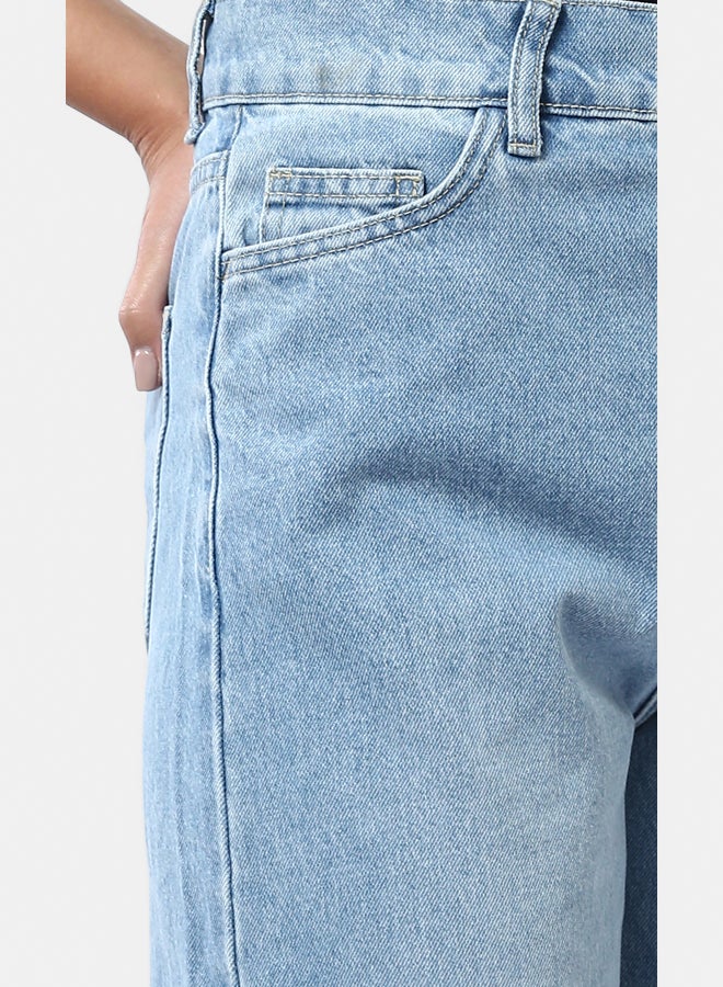 RAVIN Solid Wide Leg Comfy Jeans - Image 4