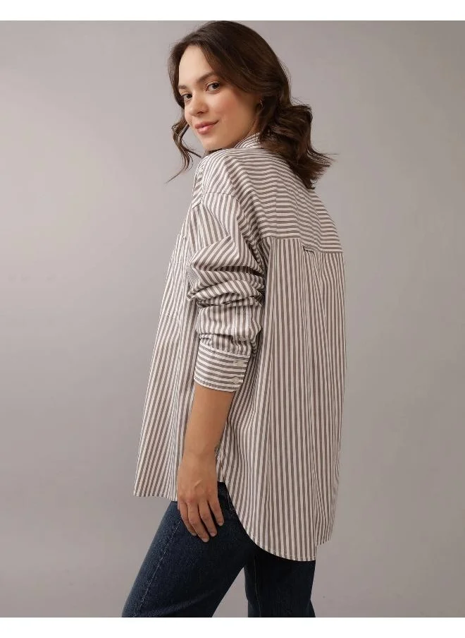 American Eagle AE Oversized Perfect Button-Up Shirt
