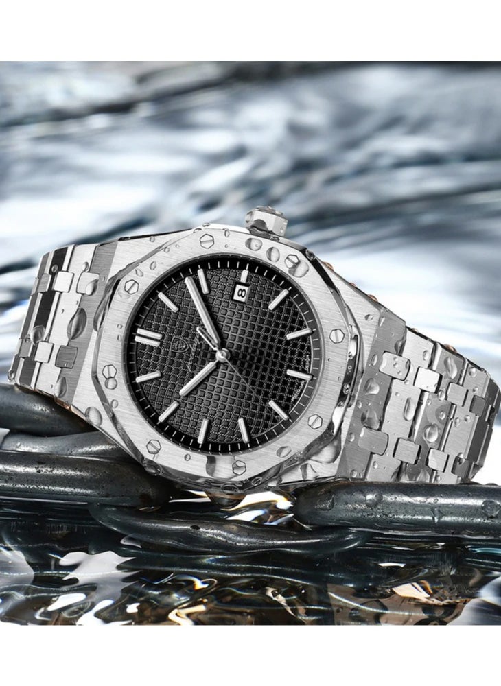 POEDAGAR - POEDAGAR Waterproof Luminous Men's Watch Quartz，Men's Wrist Watches - Image 1