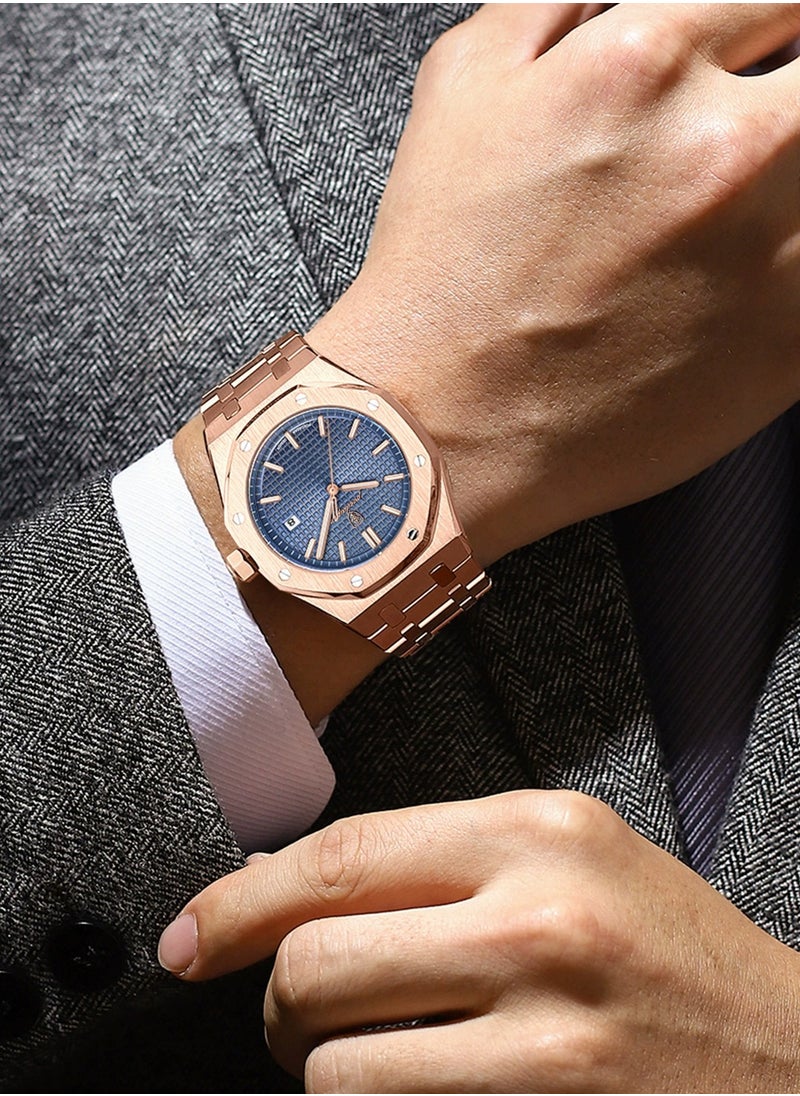 POEDAGAR - POEDAGAR Waterproof Luminous Men's Watch Quartz，Men's Wrist Watches - Image 1