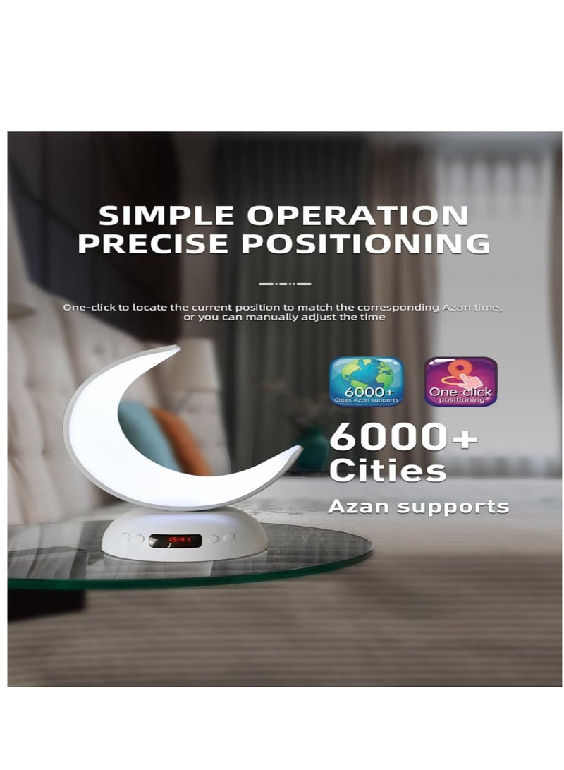 Moon-Shaped Intelligent Bluetooth Quran Speaker with 18 Reciters in 14 Languages - Ideal Gift for Ramadan, Eid al-Adha, and Hajj… - Image 5