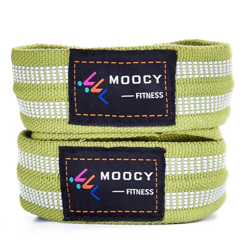 MOOCY Figure 8 Lifting Straps for Deadlift,Weightlifting,Strongman,& Cross Training Strong Weightlifting Wrist Wraps - Image 4