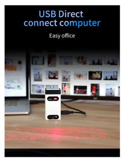 AROAQ M1 Bluetooth Wireless Touch Projector Laser Keyboard  - Image 5