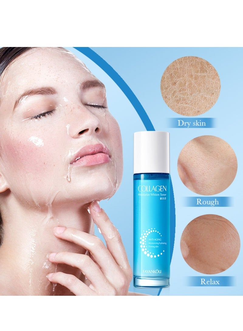 FAYANKOU 100ml Collagen Moisturize Whiten Toner Anti-Aging Moisturizing Toner - Image 2