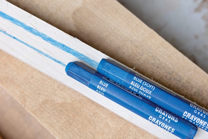 Dixon Industrial Lumber Crayons, Blue, 12 Count - Image 4
