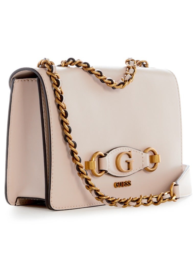 GUESS Izzy Convertible Crossbody Flap, Dove Logo  - Image 2