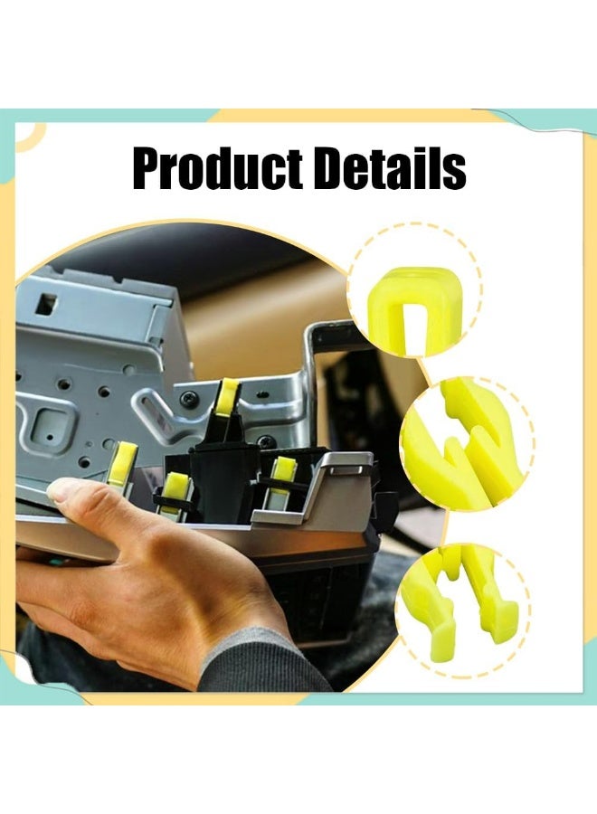 30PCS Switch Bezel Clip, Car Retainer Clips, Interior Trim Console Dash Panel Switch Bezel Door Side Trunk Plastic Retainer Fitting Fastener Clip Fit for Toyota Lexus, Replaces OEM #9046710203 - Image 3