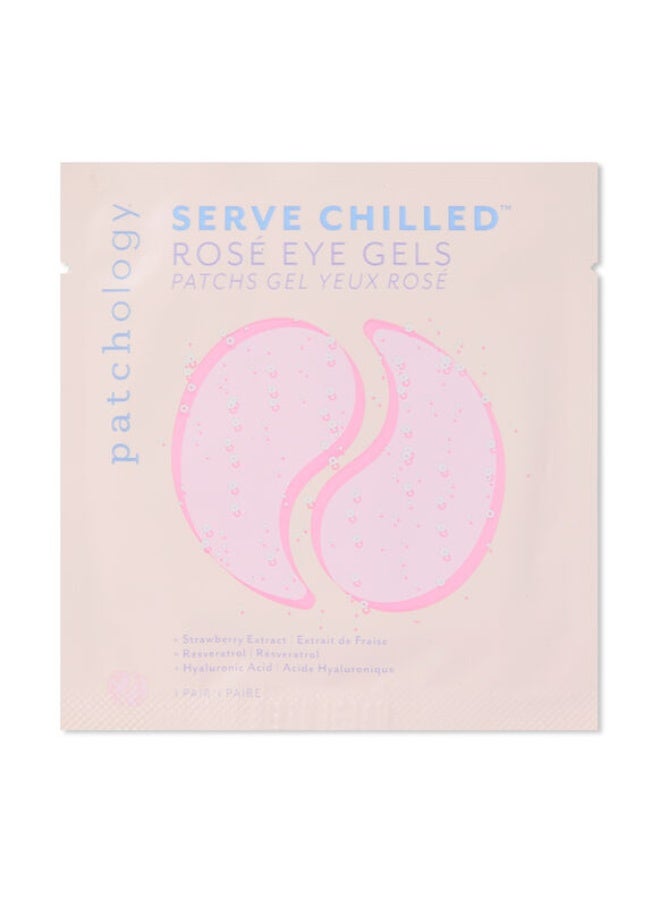 Patchology Serve Chilled Rosé Eye Gels - Single  13G - Image 1