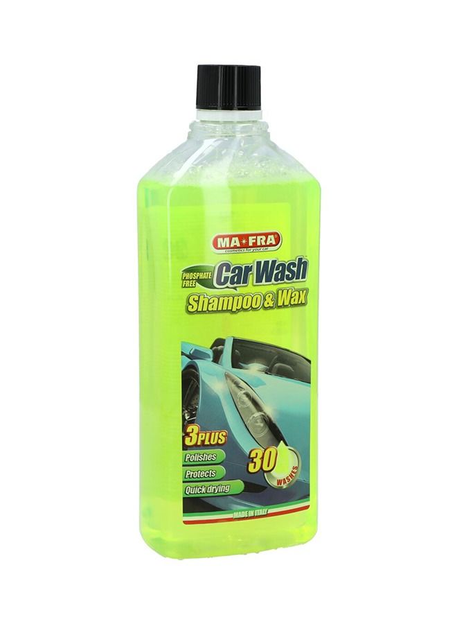 MAFRA MA FRA Car Wash Shampoo & Wax 3 plus Cleaning Stage Polishes, Protects, Quick drying 30 Washes-1000 ml - Image 2