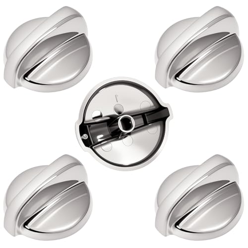 TOHAXPLS WB03T10284 Oven Knobs Replacements for GE, Stove Knobs Replacements - Replaces 191D5100 1373043 AP4346312 AH2321076 EAP2321076 PS2321076, 5 Pack - Image 1