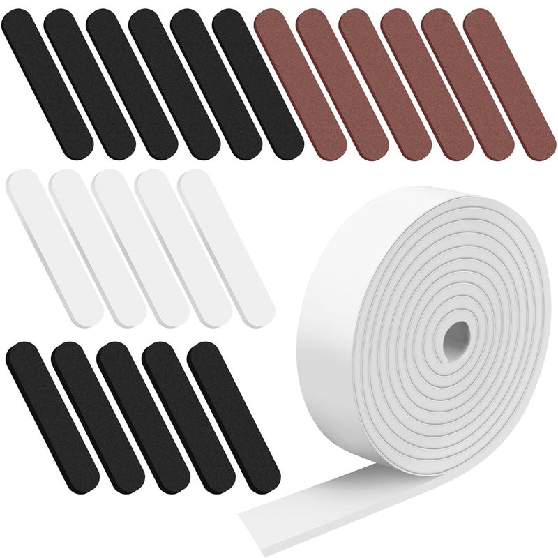 Outus 23 قطعة شريط تقليل حجم القبعة إدراج حجم القبعة شريط رغوي لاصق (ألوان كلاسيكية) - Image 1