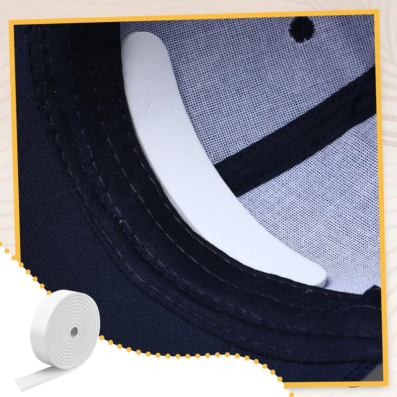 Outus 23 قطعة شريط تقليل حجم القبعة إدراج حجم القبعة شريط رغوي لاصق (ألوان كلاسيكية) - Image 4