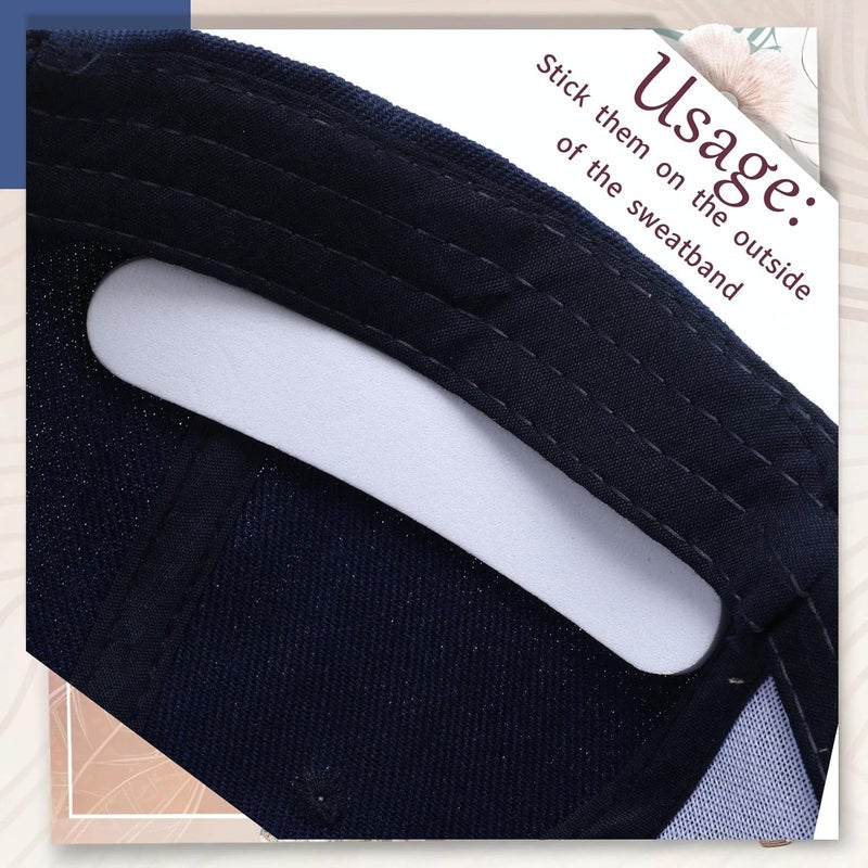 Outus 23 قطعة شريط تقليل حجم القبعة إدراج حجم القبعة شريط رغوي لاصق (ألوان كلاسيكية) - Image 5