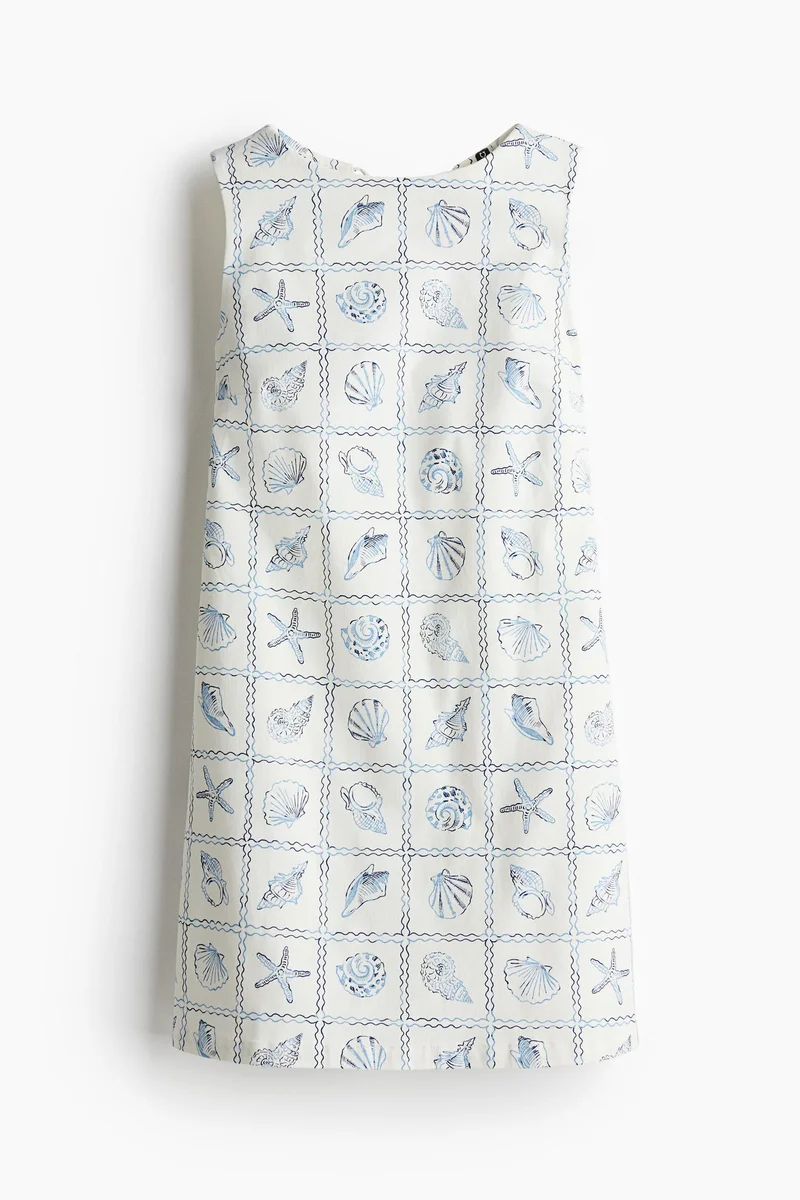 H&M Open-back cotton dress