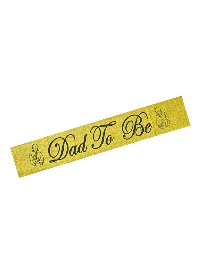AMAROBA Mom to Be & Dad to Be Sash Set for Baby Shower - Satin Material, Adjustable Size, Gold Color - Maternity Party Decoration for Parents to Be, Comfortable Fit Over Shoulder - Image 4