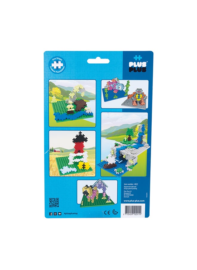 Plus-Plus 12 X 12 Cm Base Plate Duo Pack For Construction Design  - Image 3