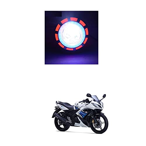 XZRTZ Dual Aperture Hi/Low Beam LED Projector Headlight For Motorcycle Angel Eyes Devil Eyes Halo Compatible With Y-amaha YZF R15 S - Image 2