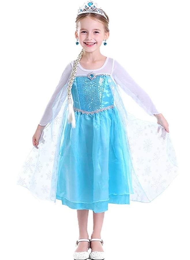 5 قطع المجمدة إلسا شخصية تأثيري زي مجموعة - Image 2