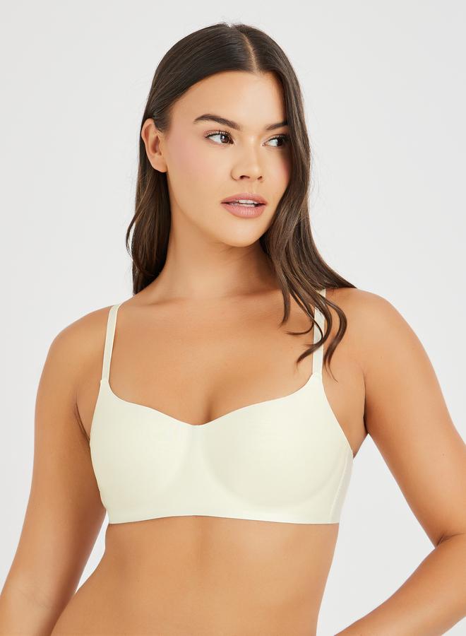Styli Styli Pack of 3 - Padded Non-Wired Bonded T-Shirt Bra  - Image 2