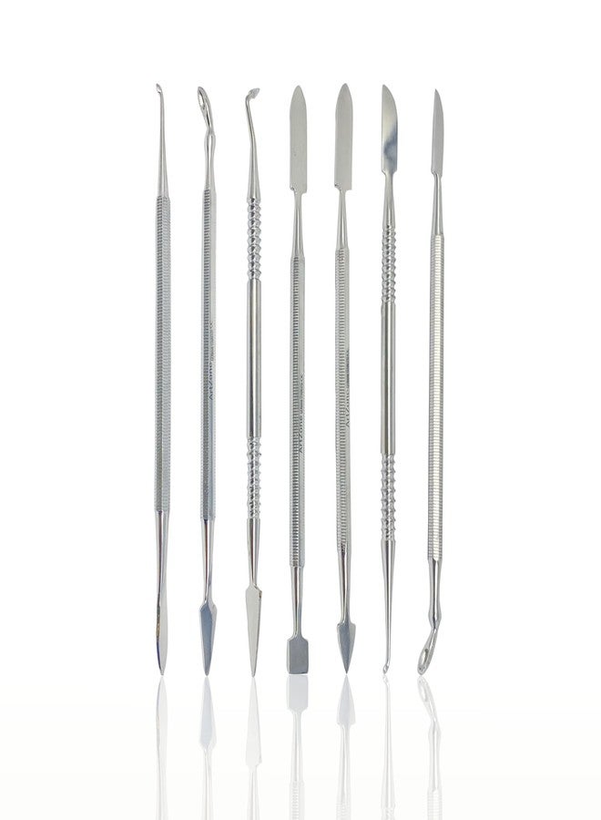 CYNAMED Stainless Steel Spatula Wax & Clay Sculpting Tool Carver Set (7PK) - Image 1
