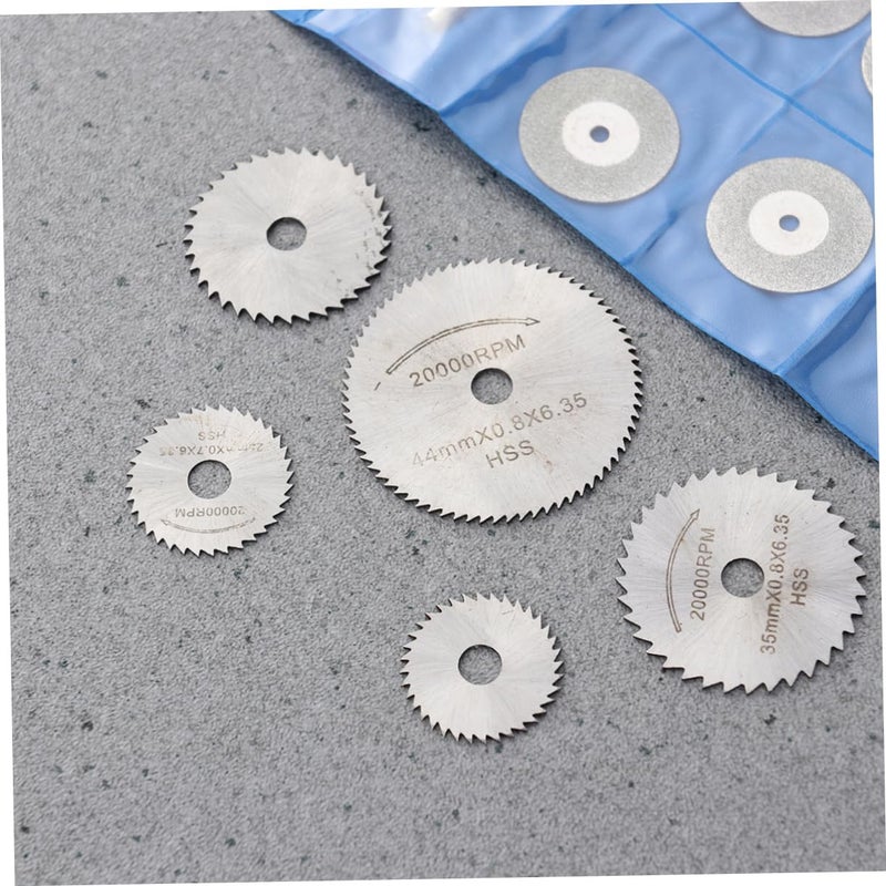 ULTECHNOVO 20pcs Mini Cutting Wheel Precision Cut-Off Discs for Rotary Tools Circular Slices for More - Image 4